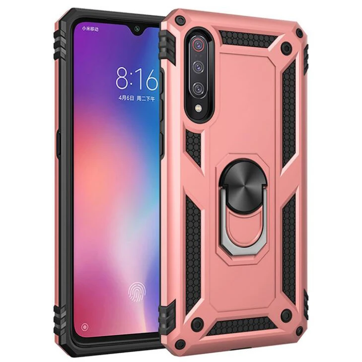 Sergeant anti-fall armor mobile phone shell car magnetic FOR:XiaoMi RadMi Note7 9 9SE ring bracket protective cover case | Мобильные