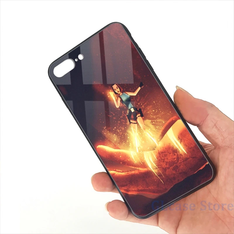 Игра окончена Лара. Чехол для телефона Lara Croft Tomb Raider iPhone 11 Pro X XR XS Max 8 7 6 6s Plus 5s мягкая