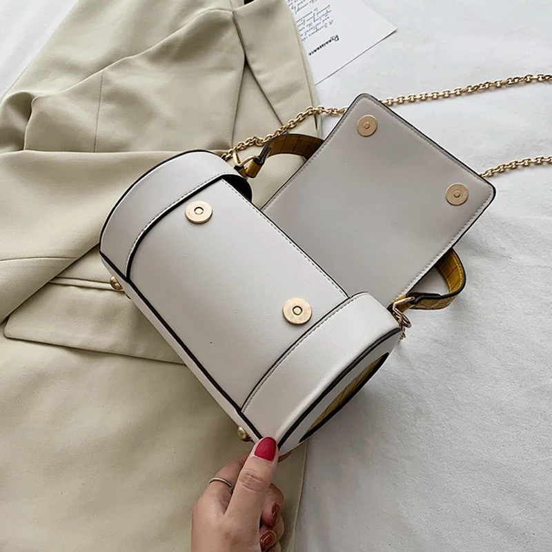 

Advanced feeling portable bucket small bag women 2020 new fashion design messenger bag foreign style chain shoulder bag