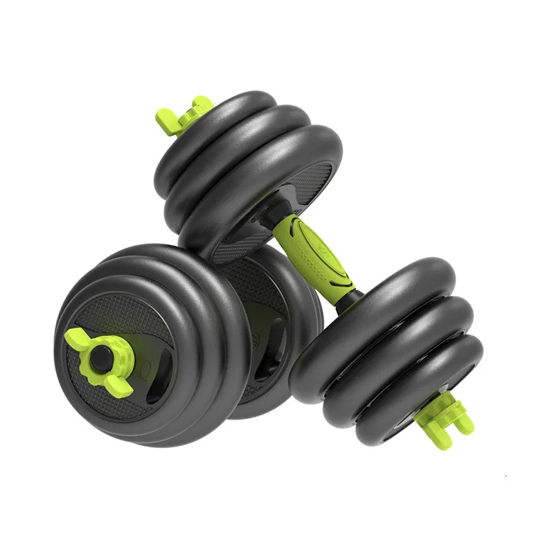 

New design adjustable dumbbell set household weightlifting barbell suit adjustable weight combination Kettlebell