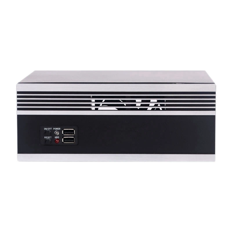 ITX-chasis peque&ntilde;o de Control Industrial, compatible con placa base MINI-ITX, 170x170mm, 1 ranura recta PCI de media altura/2 puertos COM-0