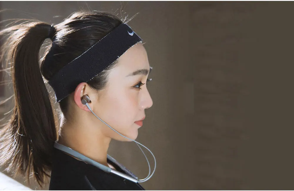 Оригинальные Xiaomi mi Bluetooth наушники с воротником, спортивные наушники-вкладыши, гибридные наушники с двумя драйверами Apt-x Bluetooth 4,1 mi crophone, спортивные наушники с воротником
