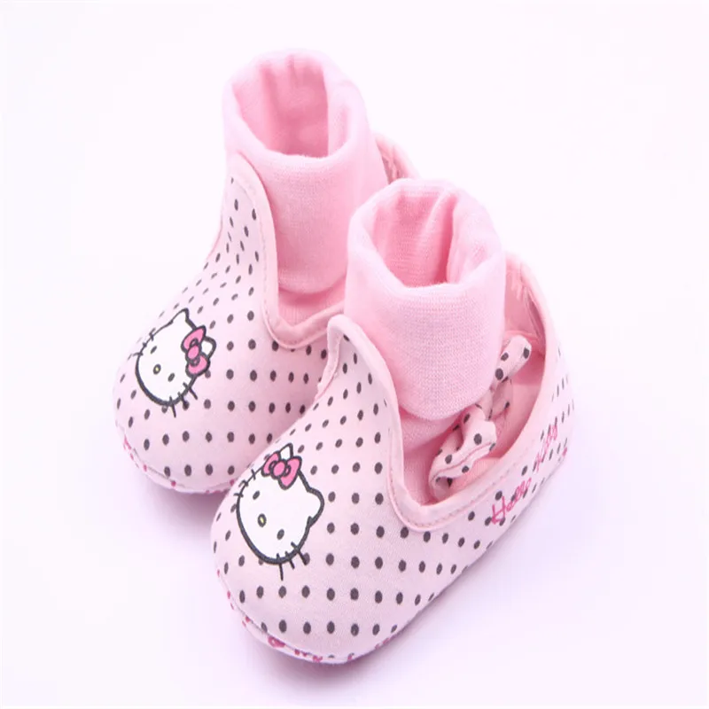 Лидер продаж 2021 года Симпатичная обувь для малышей хлопковые ботинки с рисунком