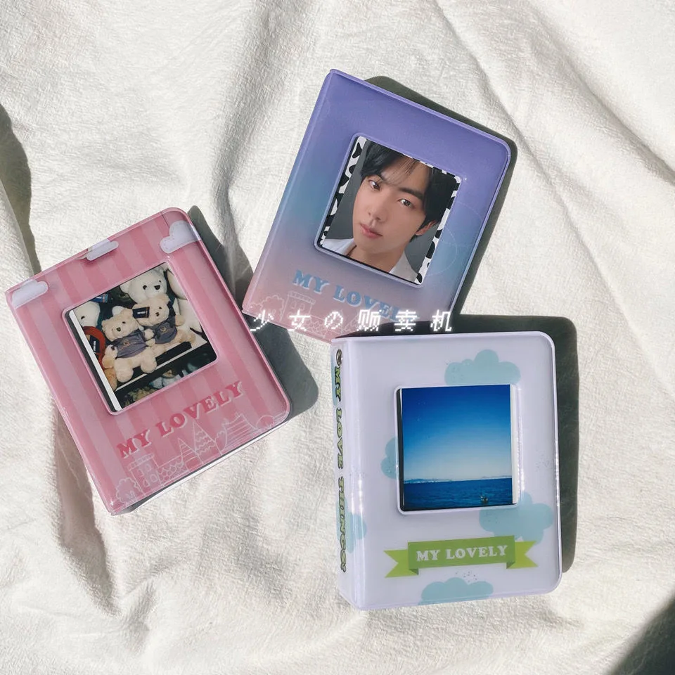 

36 Pockets Square Album Photocards Storage Korea Style Portable Mini Stickers Cards Collect Books Stationary