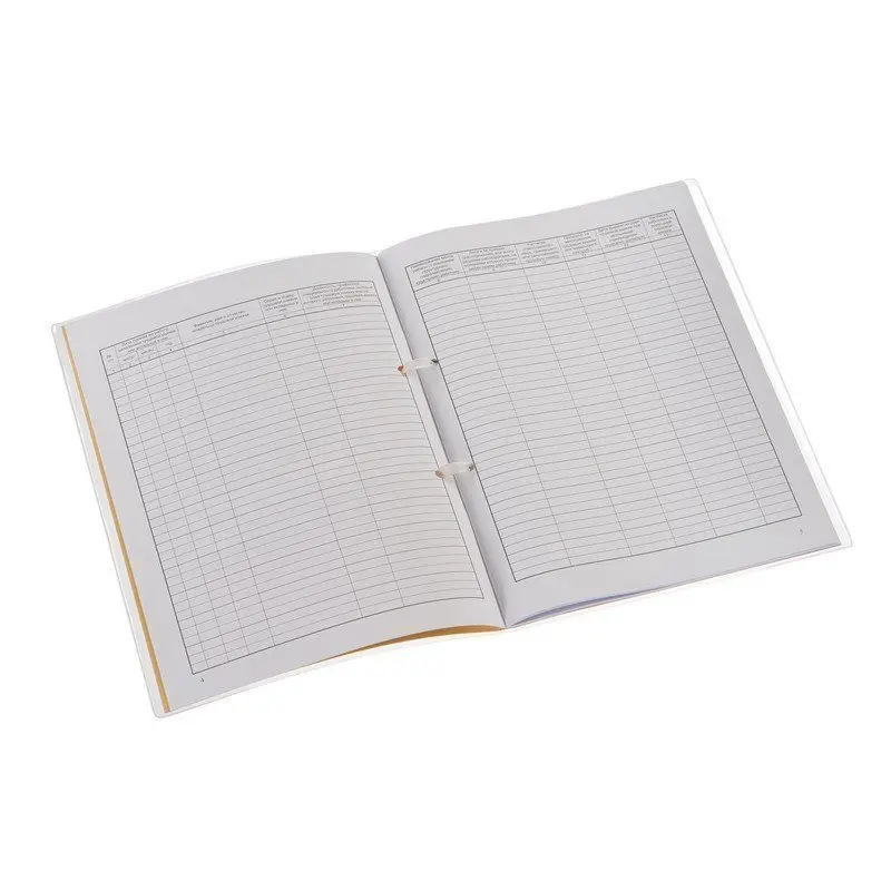 The Book of accounting for the movement labor books and liners to them 32 L stitching plobma PVC cover |