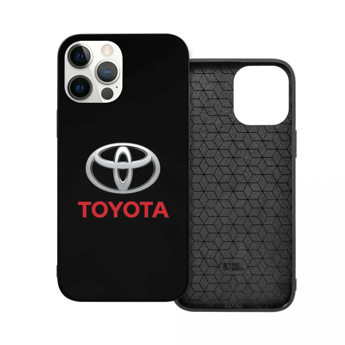 

TOYOTA PC Glass TPU Phone Case for iPhone 13 12 11 Xs Xr X Pro Max Mini 7 8 Se2 Plus 6 6S