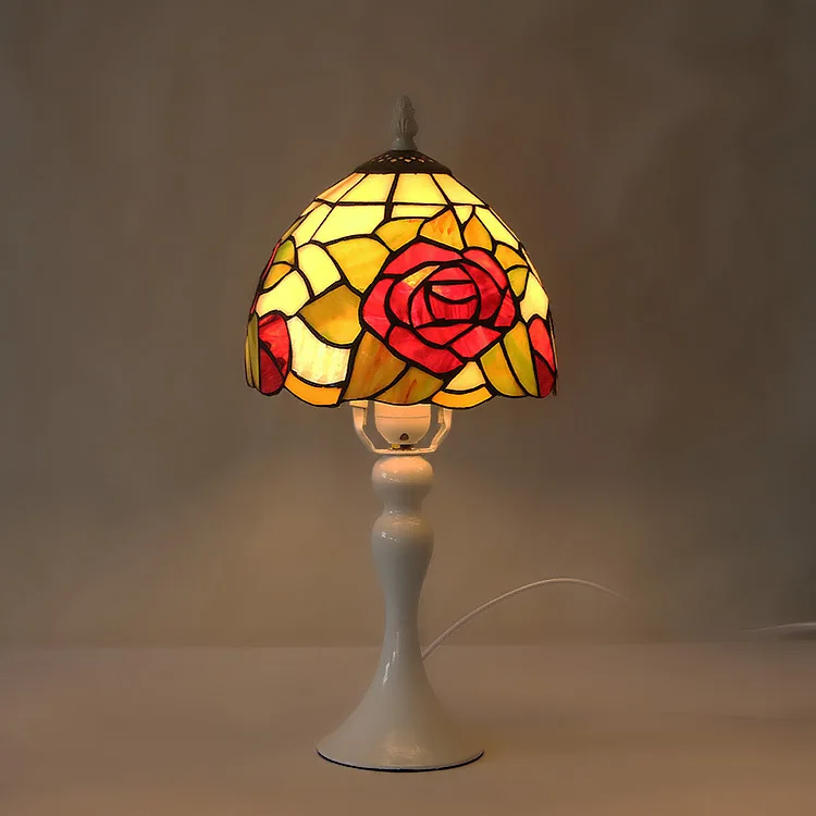 

masa lambasi nightlight lit mezzanine enfant table lamp bedside lamp tiffany stained glass table lamp ceramic gourd lamp