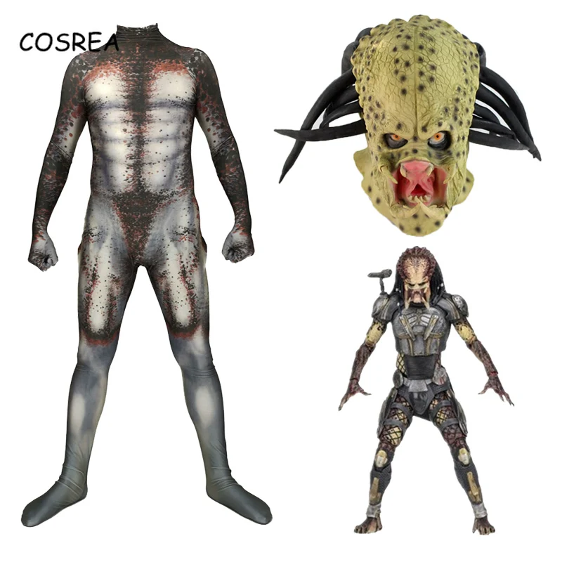 Костюм для косплея инопланетянина против хищника взрослый костюм Зентаи