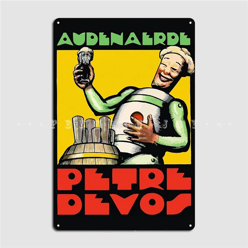 

Металлический плакат 1930s Audenaerde Petre-Devos