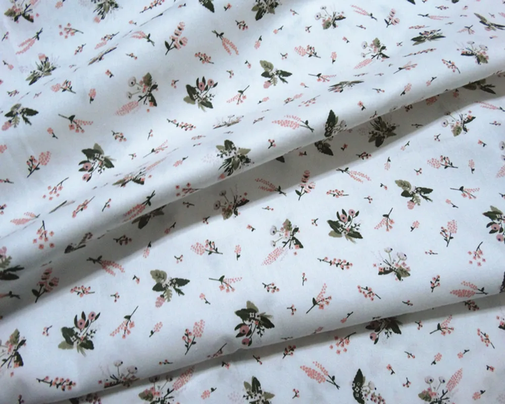 Хлопковая ткань с цветочным принтом швейная стеганые ткани лоскутное рукоделие