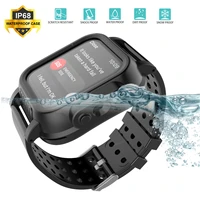 ip68 waterproof for apple iwatch series 3 42mm shockproof bumper pc watch caserubber watch band strap for iwatch 4 40mm 44mm