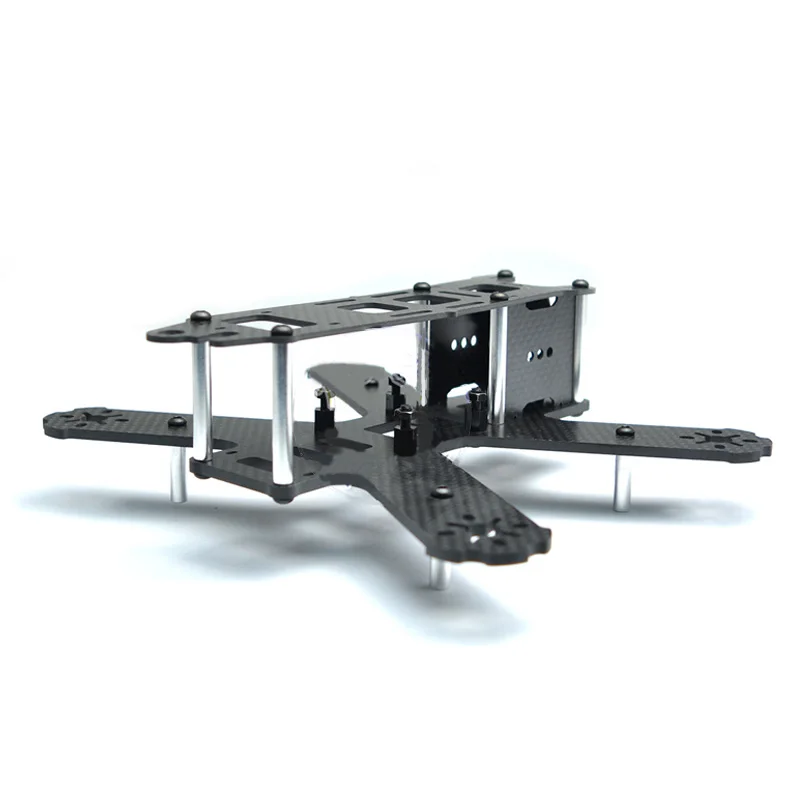 

1set Frame Kit Carbon Fiber 220mm Wheelbase 98g Black for QAV210 Mini RC Drone FPV Racing Model DIY Parts