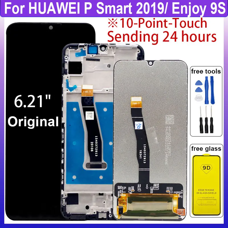Оригинальный 10 сенсорный ЖК дисплей для Huawei P Smart 2019 с рамкой экран POT LX1 L21 LX3|touch screen