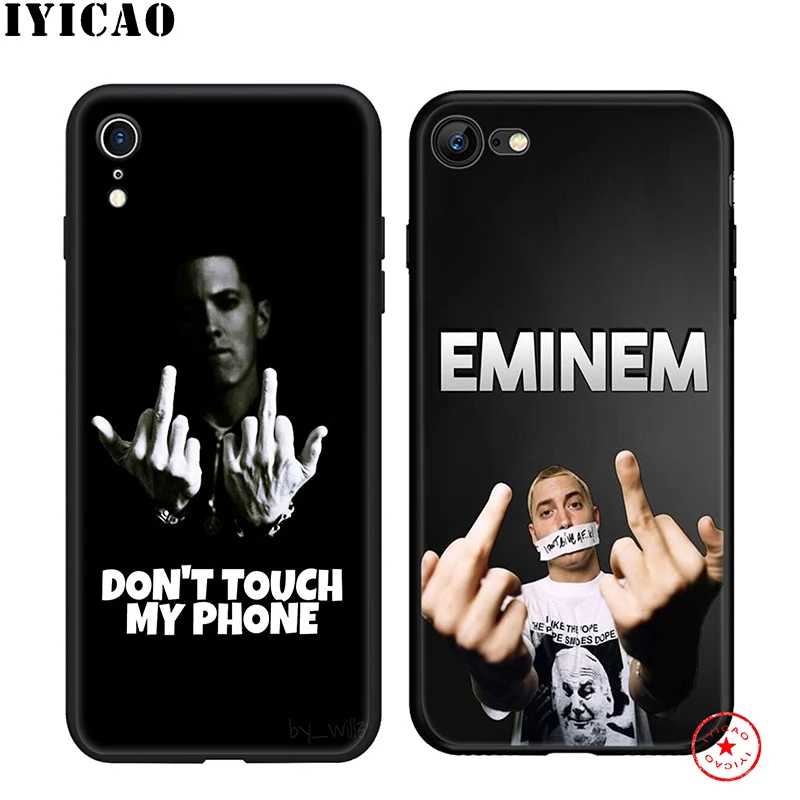 IYICAO Eminem 8 Mile Rap God мягкий чехол для телефона iPhone 11 Pro XR X XS Max 6 6S 7 Plus 5 5S SE силиконовый TPU