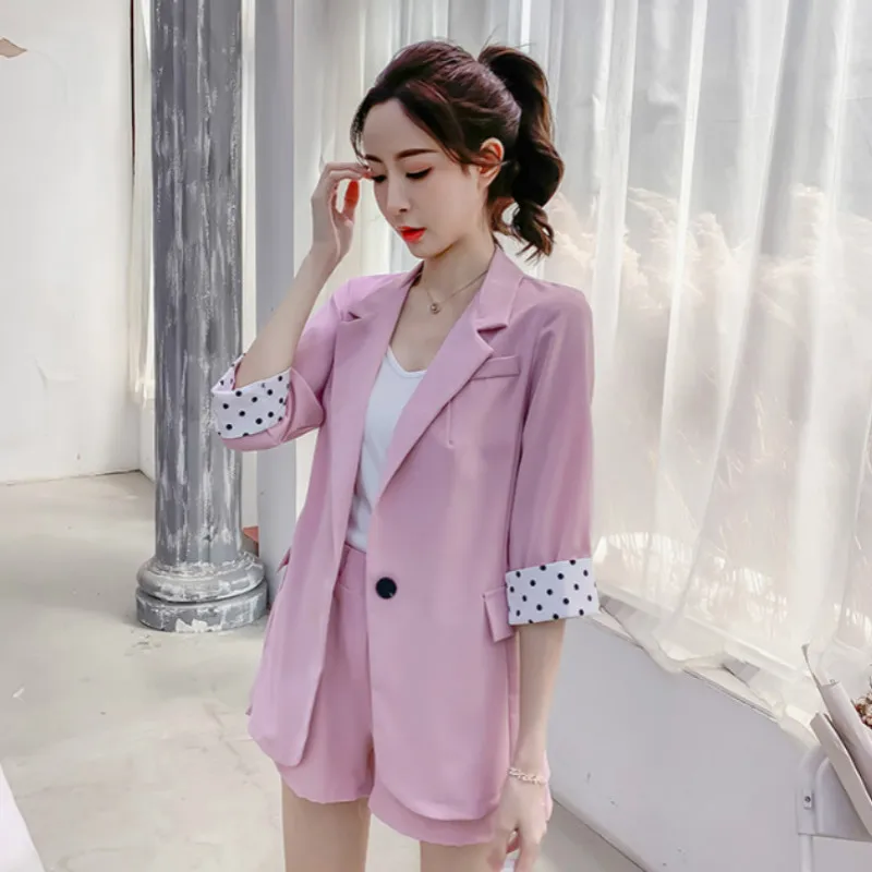 Маленький женский пиджак весна 2020 новая Корейская версия приталенного костюма с