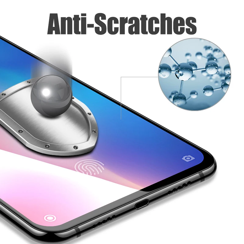 2 в 1 Note 8Pro 9D закаленное стекло для Xiaomi Redmi 8 Pro защита экрана красный mi защитное xio Red
