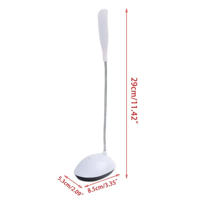 

2021 New Battery Powered Mini LED Desk Lamp 360 Degree Rotation Reading Table Night Light