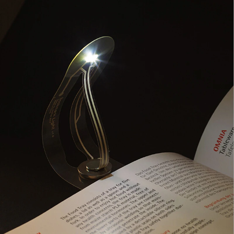 Mini Bookmark With Lamp Led Light For Reading Book Creative Portable Small Night | Канцтовары для офиса и дома