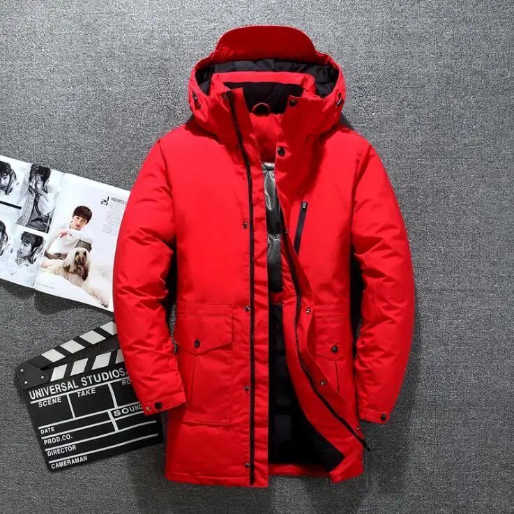 

2020 New style men's down cotton jacket winter hooded thickened thin winter coat men's Korean clothes