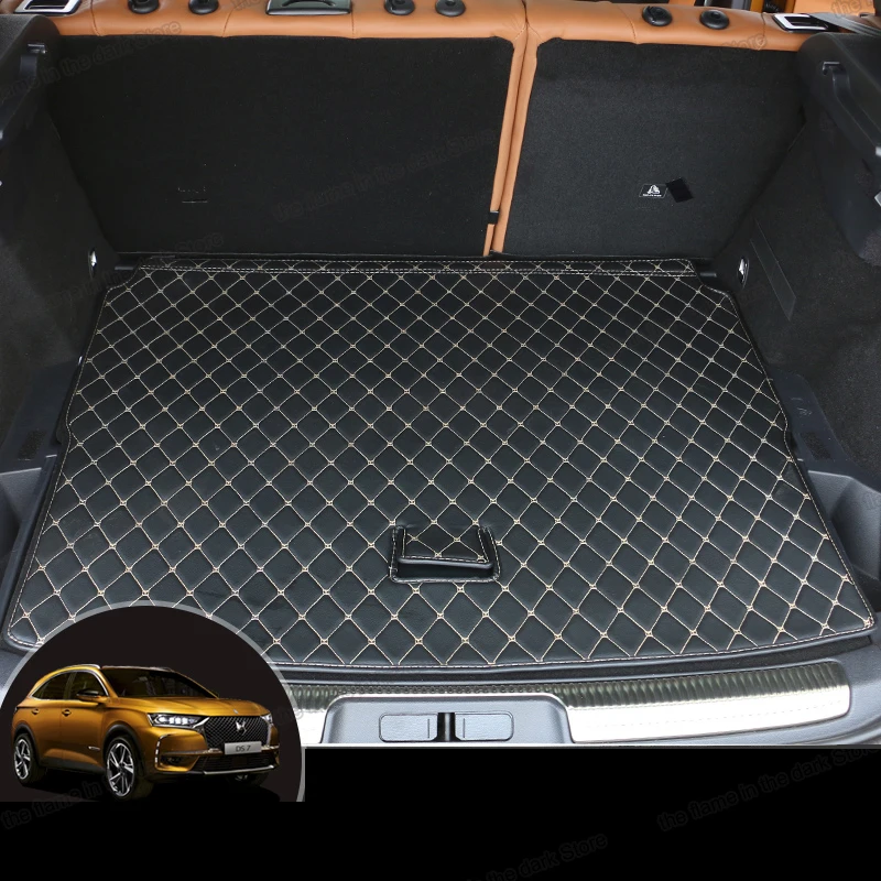 Кожаный коврик lsrtw2017 для багажника автомобиля подкладка груза citroen ds7 2018 2019 2020
