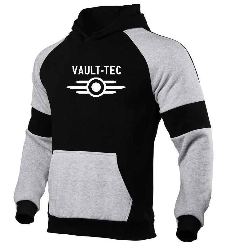 

New autumn and winter brand Vault Tec logo game video game Fallout 2 3 4 casual clothing hoodie sweatshirt men Vault-Tec hoodie