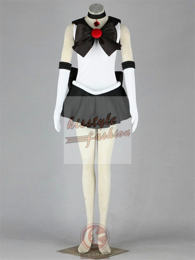 Sailor Pluto 08 Милый Солдат Сейлор Мун, Венера Юпитер Меркурий Марс Нептун Сатурн Чиби 1 г вечерние платья Хэллоуин Косплей Костюм - Цвет: Sailor Pluto 08