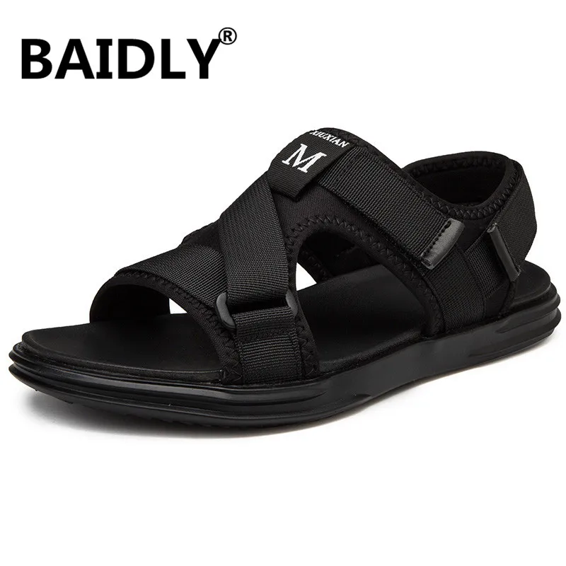 Мужские сандалии Уличные мужские летние Пляжная Мужская обувь Повседневные