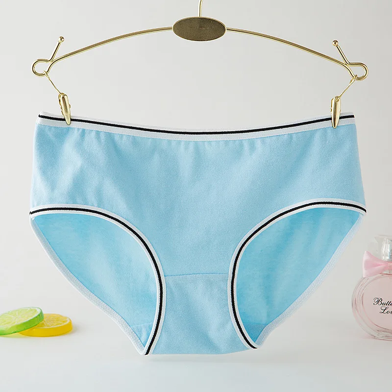 1 шт./лот женские хлопковые трусы с низкой посадкой мягкие дышащие трусики