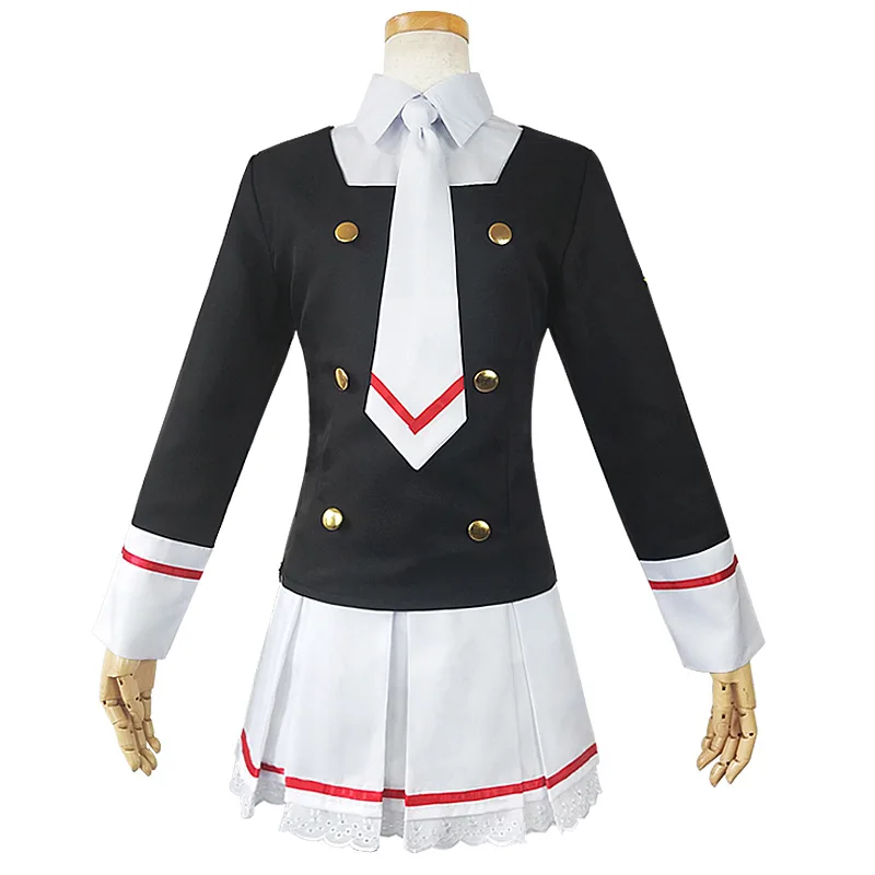 

Magic Card Girl Sakura Cos Clothing Variety Sailor Suit School Uniform Kinomoto Female Sakura Cosplay Women's Uniform