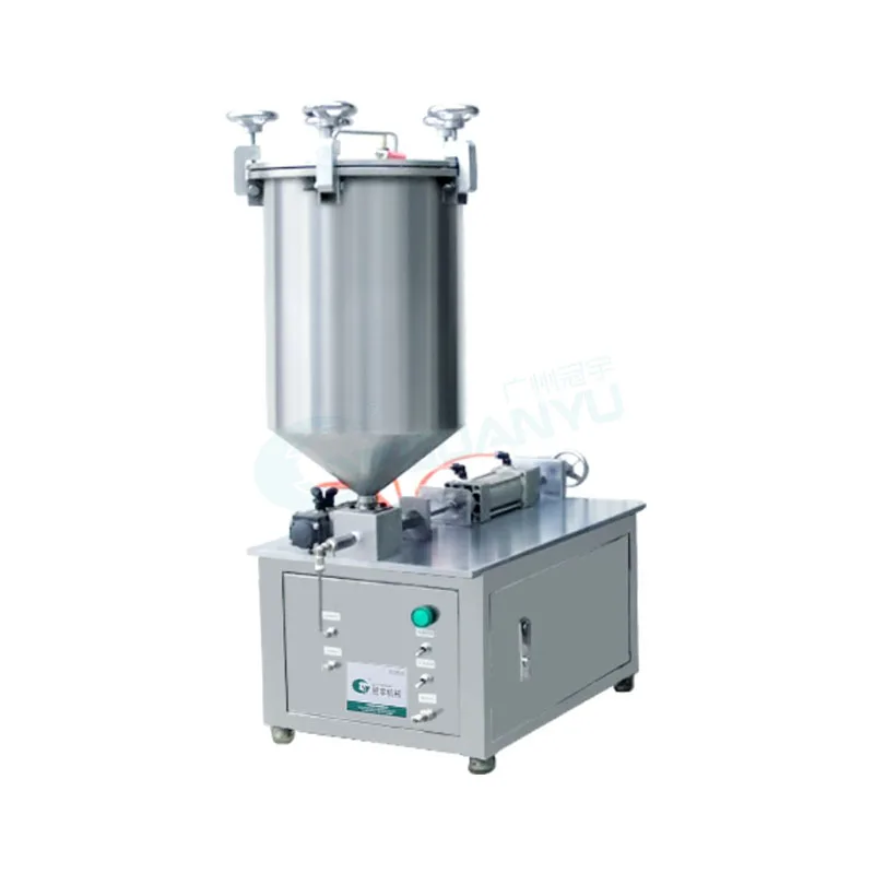

Guanyu 50-500ml Semi Automatic Pneumatic Cream/liquid Filling Machine,Bottle Filling/ Packing Machine