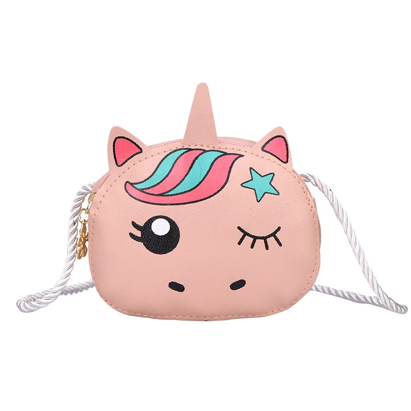

Cute Animal Children's Small Crossbody Bag Lovely Baby Girls Mini Coin Purse Handbag Pu Leather Kids Change Wallet Shoulder Bags