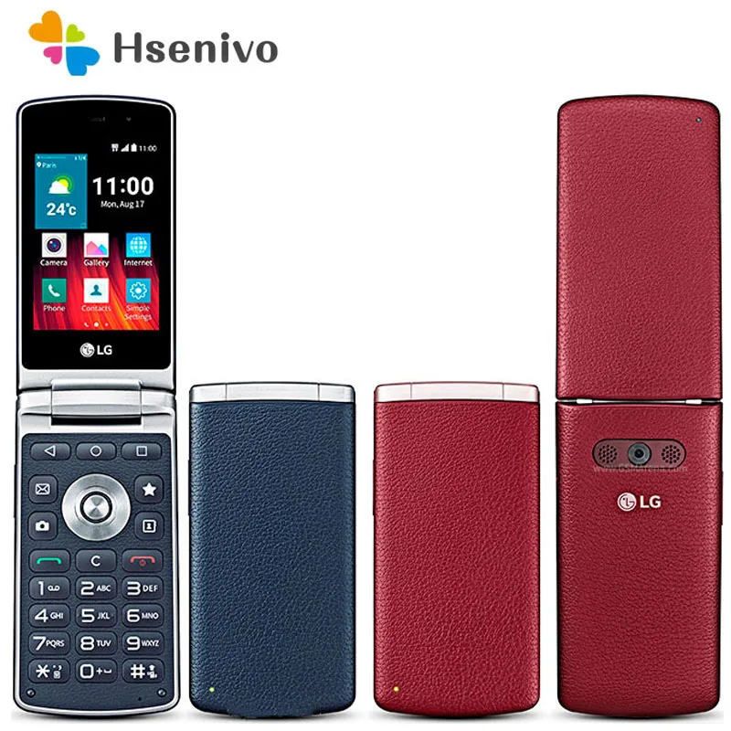 lg wine smart lg d486 refurbished original unlocked quad core 3 2 inches 1gb ram 4gb rom lte flip phone 3 15mp camera with hebre free global shipping