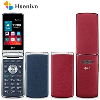 Wine Smart D486 Refurbished-Original Unlocked Quad Core 3 2 Inches 1GB RAM 4GB ROM LTE flip phone 3 15MP Camera with Hebre