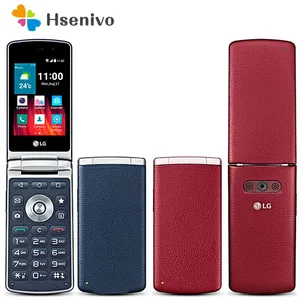 lg wine smart lg d486 refurbished original unlocked quad core 3 2 inches 1gb ram 4gb rom lte flip phone 3 15mp camera with hebre free global shipping