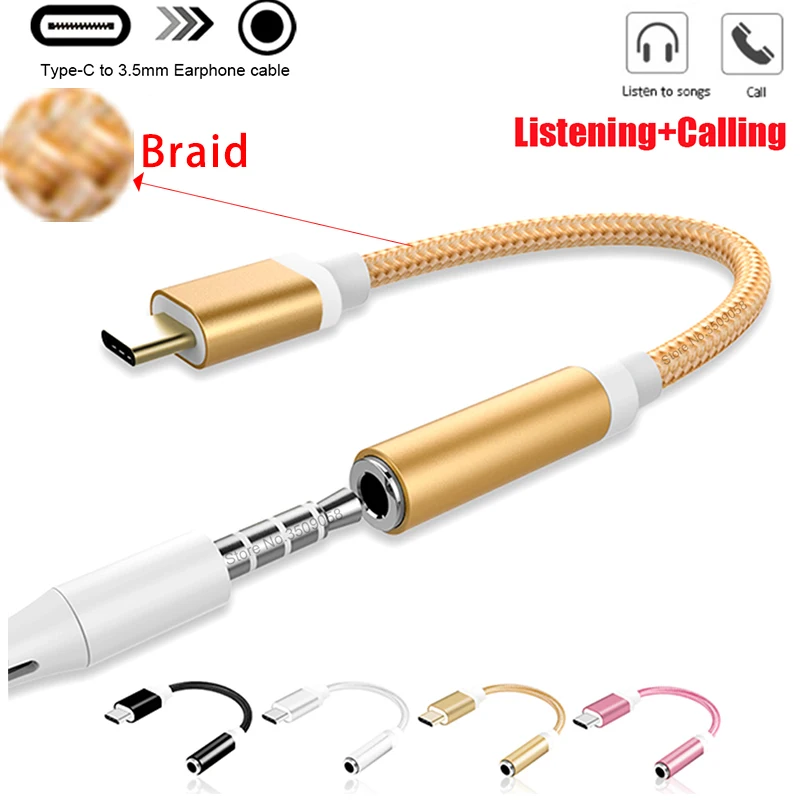 Переходник типа C на 3 5 мм аудиоадаптер для наушников кабель переходник USB Aux Huawei P20