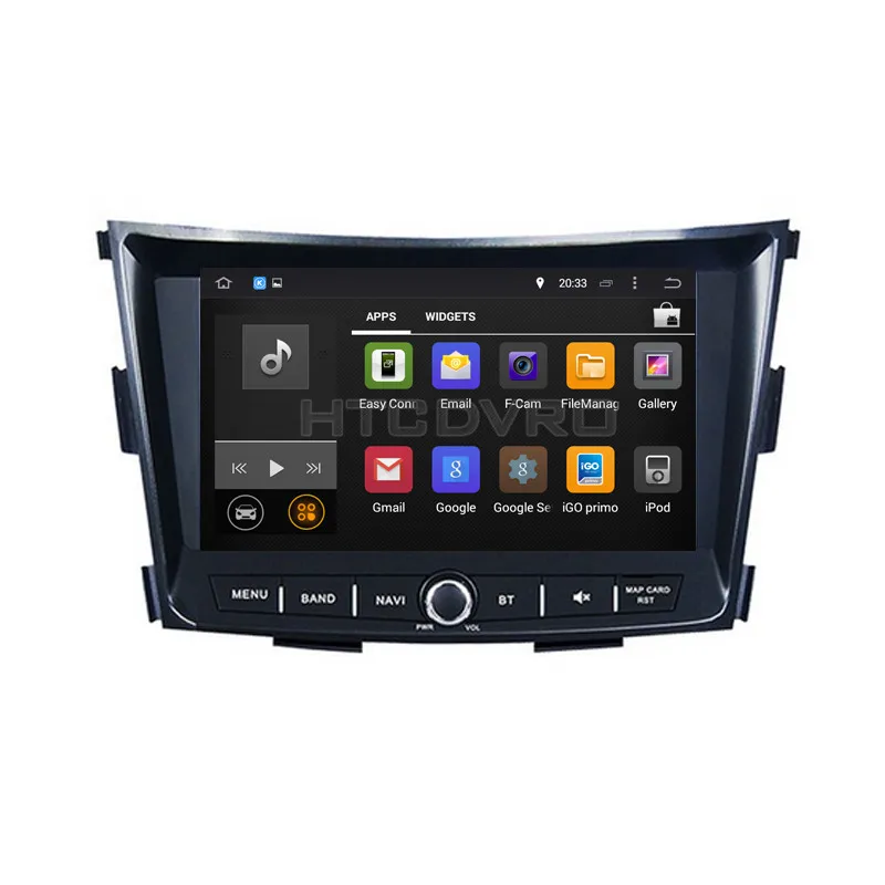 YMODVHT 8 дюймов 4G Восьмиядерный Android 9 0 7 1 автомобильный dvd-плеер для Ssangyong Tivoli 2015-GPS