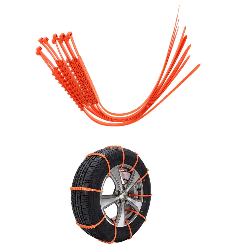 10 универсальных Противоскользящих шин цепи для автомобиля внедорожник снег зима