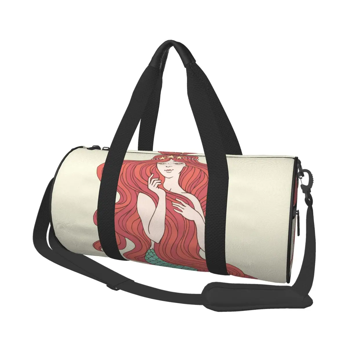 

Дорожная Спортивная Сумка мультяшная маленькая Русалочка Принцесса многофункциональная сумка для выходных повседневная большая сумка че...