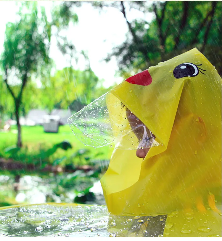 Лидер продаж Плащ дождевик с героями мультфильмов Детский плащ изображением