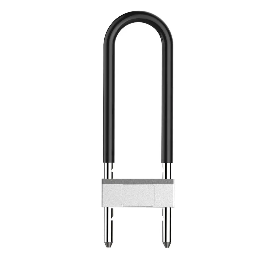 Newest Intelligent Fingerprint U Lock U-Shapedlocker Sliding Door Car Motorcycle Bike Padlock Window Password Waterproof | Безопасность
