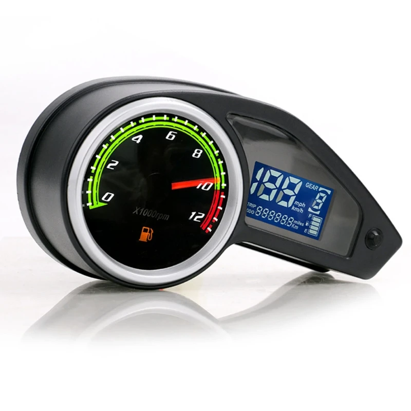 

Digital Display Water Thermometer Universal Motorcycle Instrument Digtal Speedometer Fuel Meter Dashboard