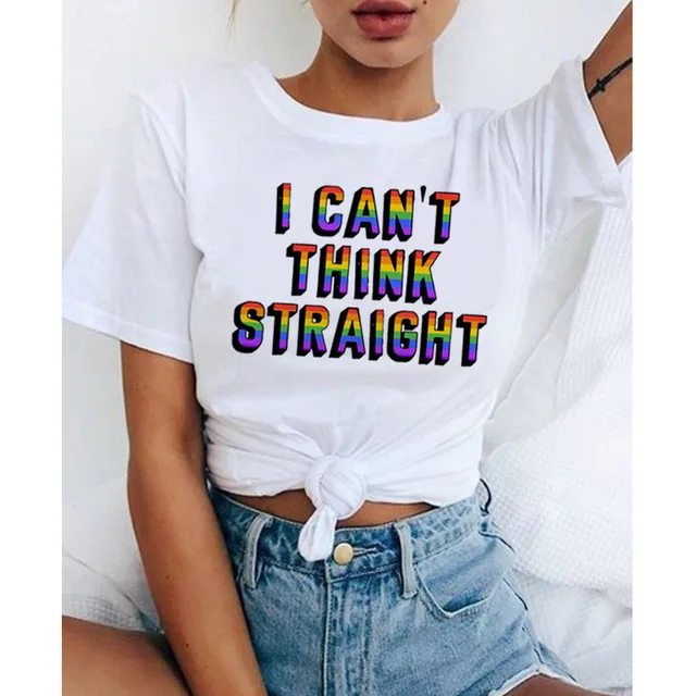Pride Lgbt/футболки с радужным принтом для мужчин и женщин Летняя Повседневная