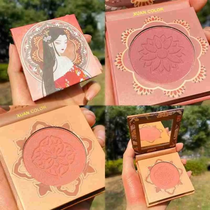 

Monochrome Blush Palette Natural Makeup Palette Makeup Rouge Cheek Natural Cosmetics Blusher Rouge Blush Contour Face Tint P0Q4