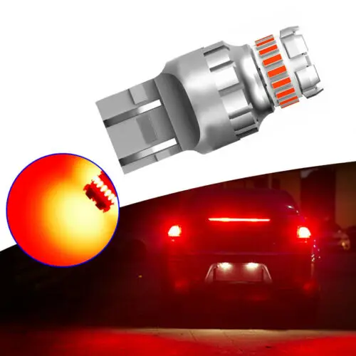 

2pcs Car Tail Lights W21/5W T20 LED Canbus Error Free 7443 LED Brilliant Red Replacement Bulb For Car Brake/Tail Parking Light