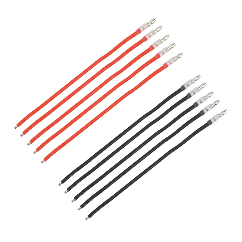 Силиконовый провод 16awg с штекером 4 0 мм 10 см для щеточного соединительного кабеля