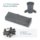 80% Лидер продаж! 3,7 V 800 мАч, Квадрокоптер с дистанционным управлением модульная Lipo Батарея для Attop XT-1 Wi-Fi FPV Drone