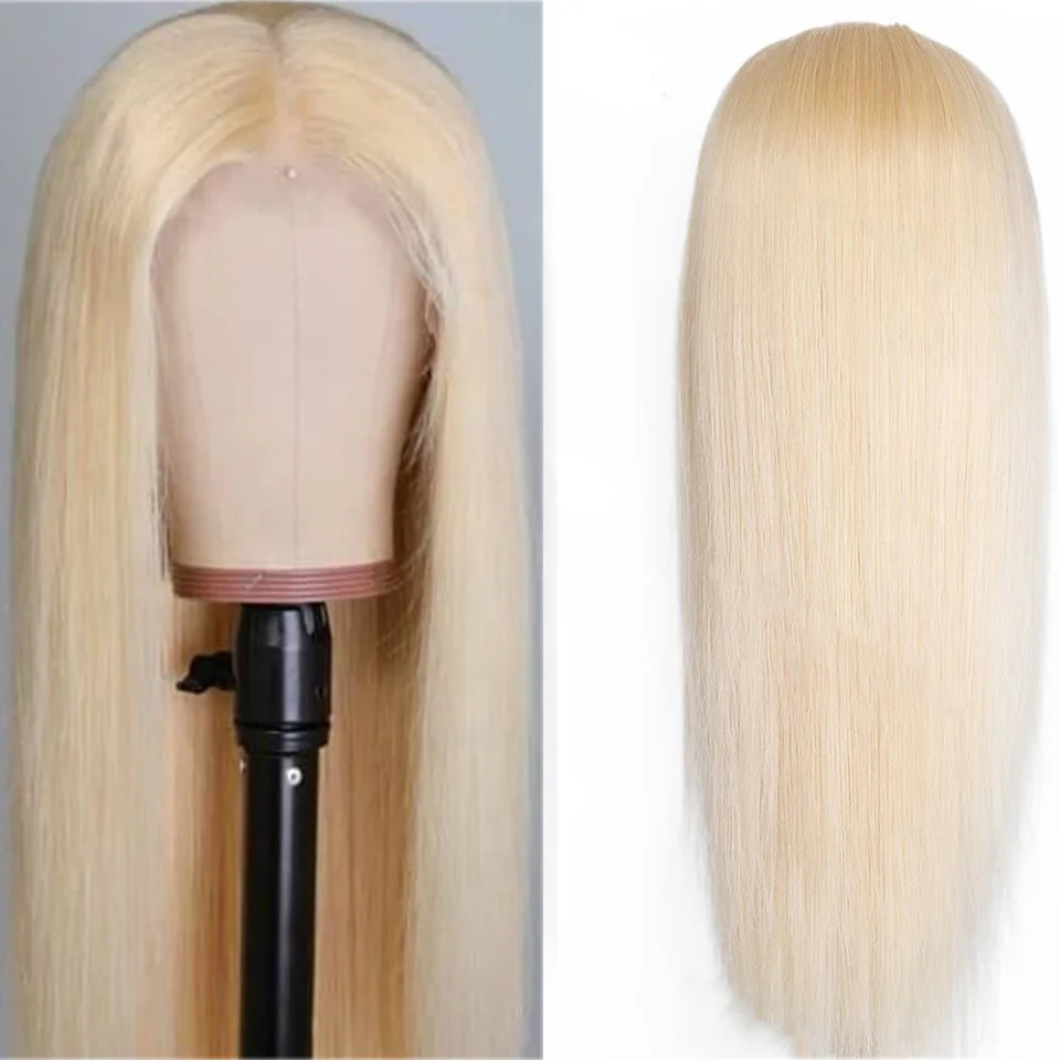 

Straight 613 Lace Front Synthetic Wig For Women Party Cosplay High Temperature Fiber Glueless Hair Wigs