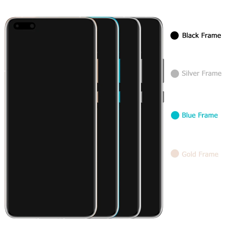 Pantalla LCD Original para Huawei P40 Pro, con Marco, ELS-NX9 de 6,58 pulgadas, P40 Pro, ELS-N04, piezas de Panel de pantalla t&aacute;ctil-2