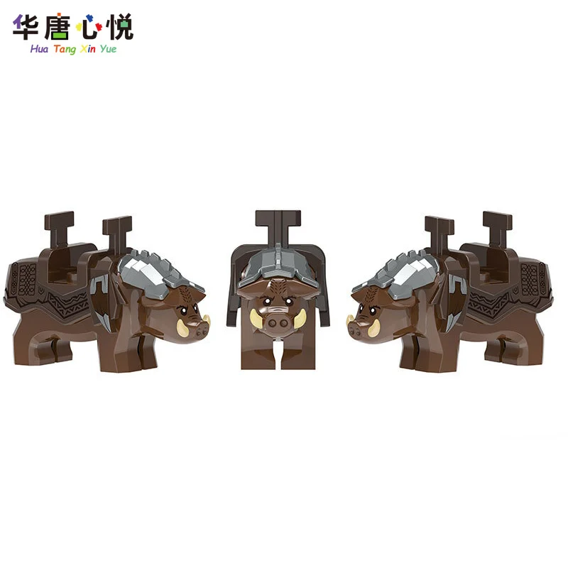

MOC City Animals Boar Mount Ferocious Model Toys Educational Building Blocks Suitable for Kids Birthday Present Compatible Gifts