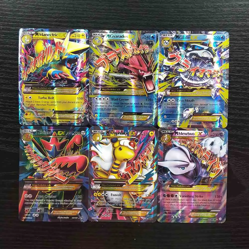 Настольная игра TAKARA TOMY Pokemon Cards 30 Mega Deck коллекция боевых блестящих карт детские